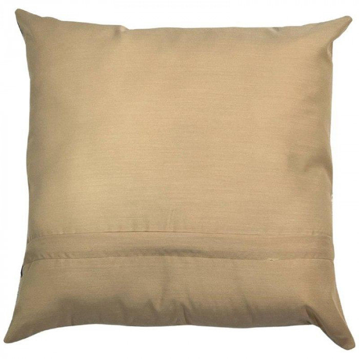 Coussin décoratif en velours, 16 po x 16 po, Ikat rouge