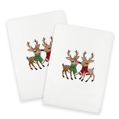  Christmas Kisses Turkish Cotton Hand Towel