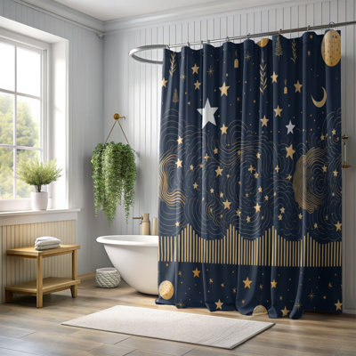 Festive Twilight - Premium Shower Curtain
