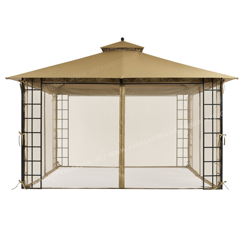 Melody II 10 ft. x 12 ft. Gazebo with Mosquito Net