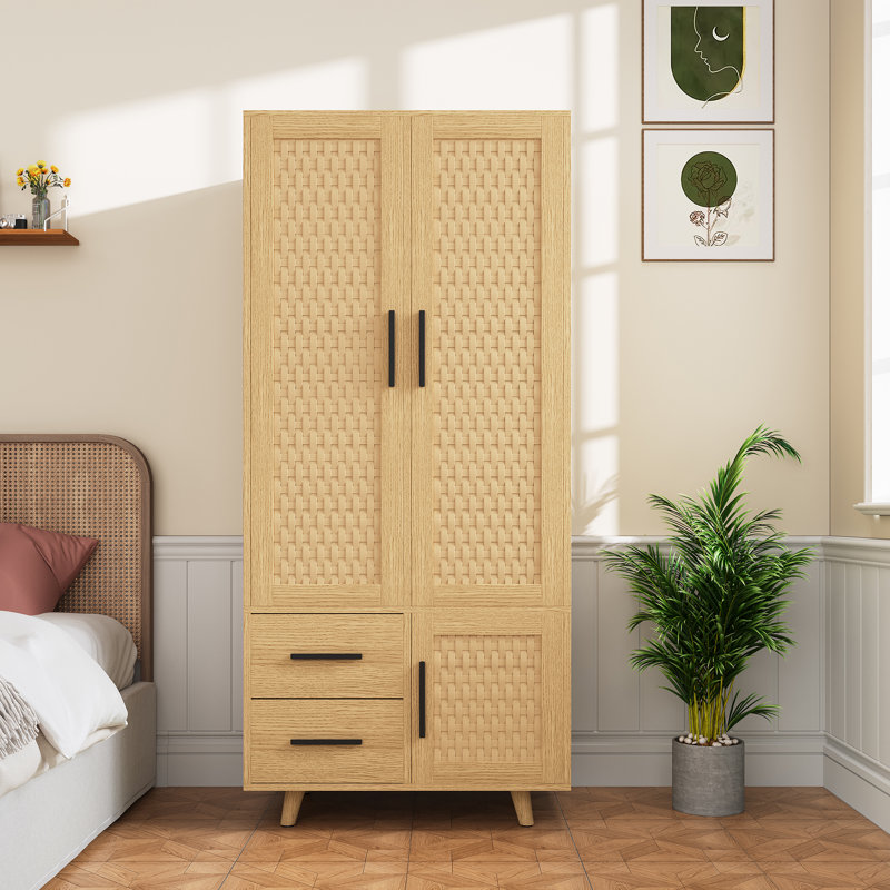 3 Door Manufactured Wood Wardrobe