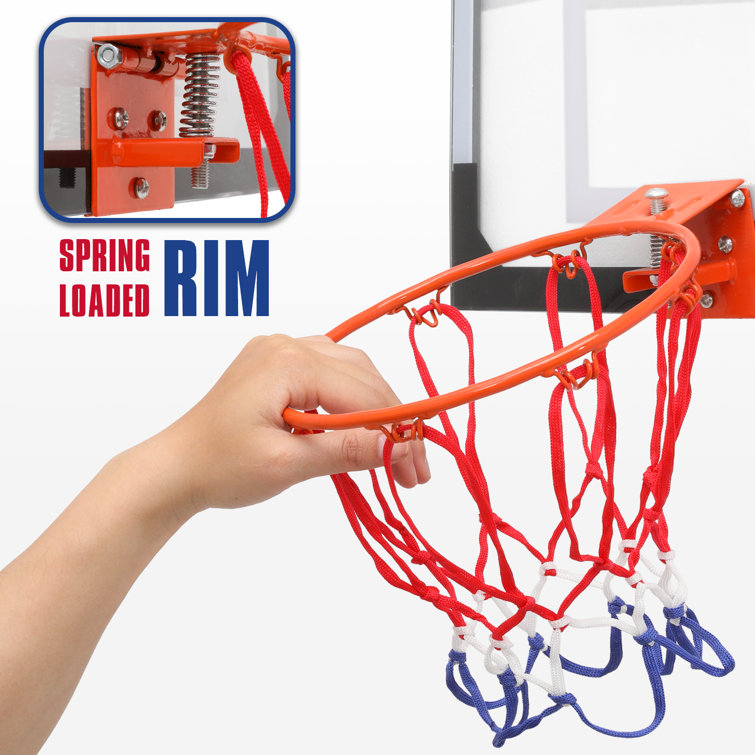 MoNiBloom Over The Door Basketball Hoop Indoor, Mini Basketball Hoop, Basketball  Hoop with Ball and Air Pump