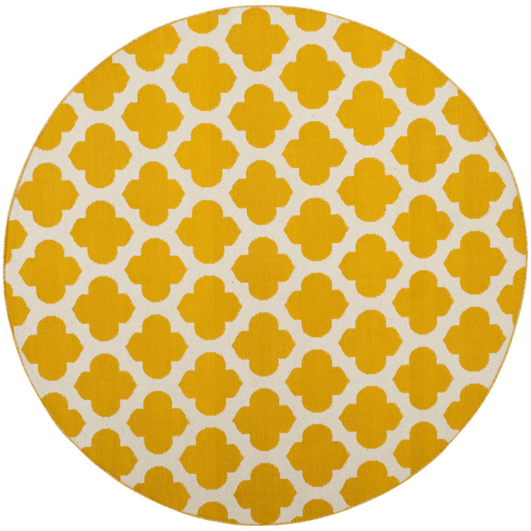 Romona Hand Woven Cotton Geometric Rug