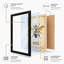 Golden Bee Study Botanical - Framed Print-2107508244-2107508246