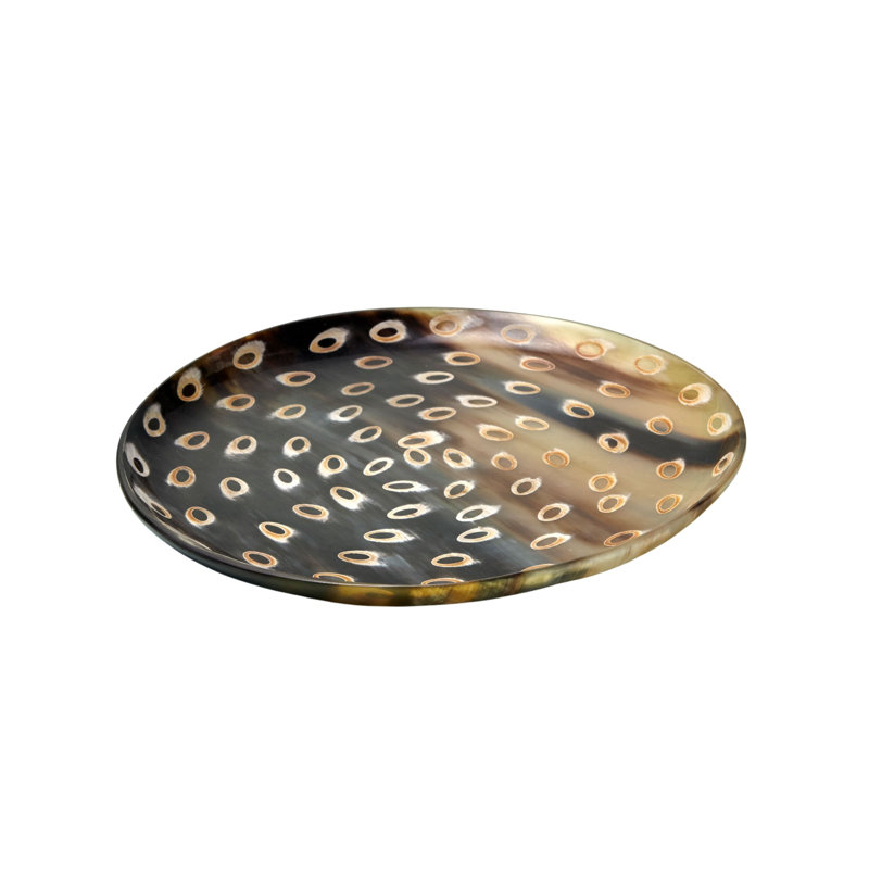 Horn Side Peacock Plate