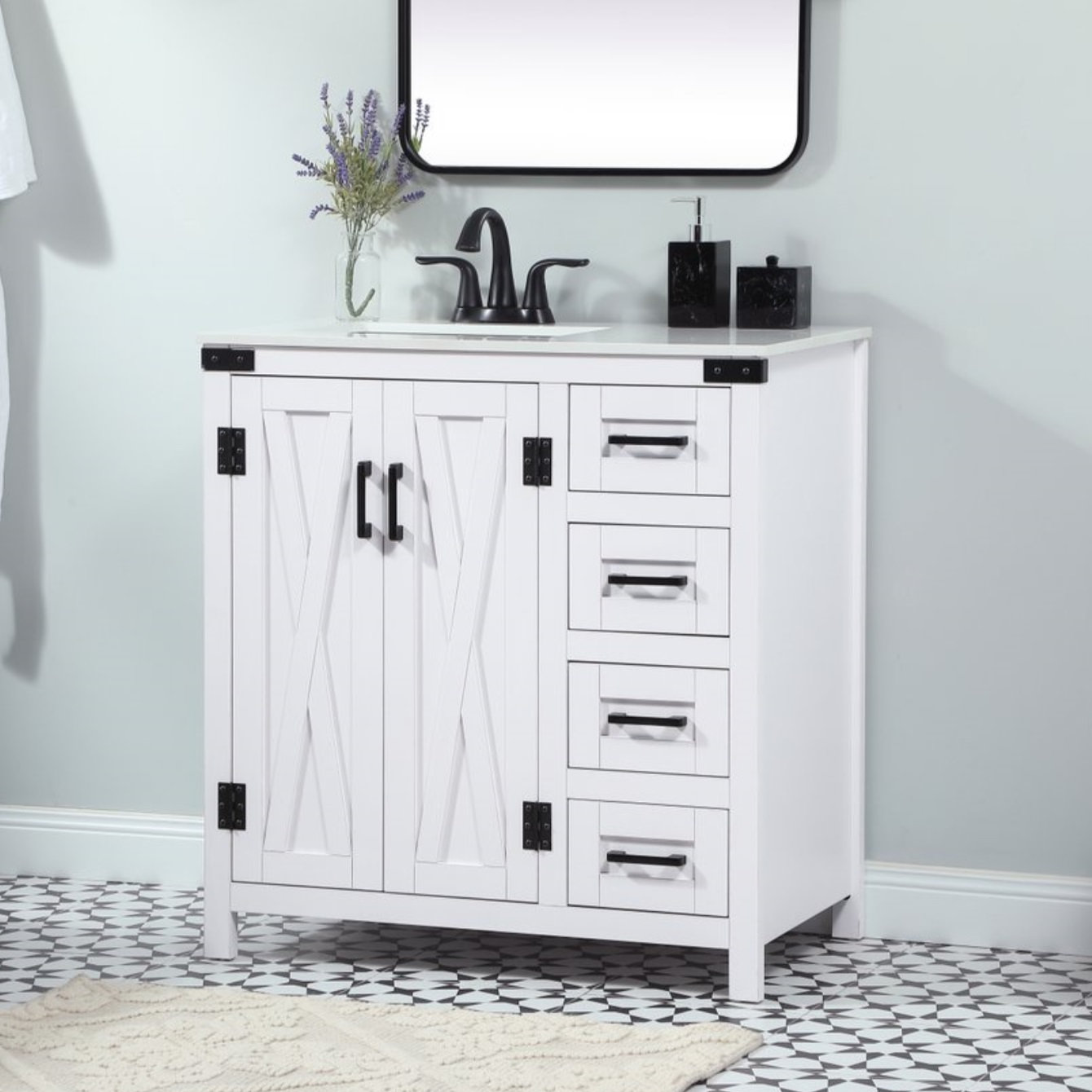 Slayton 32'' Single Bathroom Vanity, White