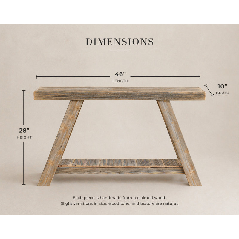 The Heirloom A-Frame Console 46"