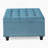 Square Tufted Upholstered Linen Ottoman-1405375738