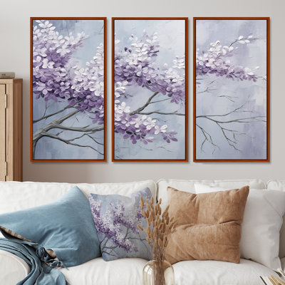 Ensemble d'art mural Maumelle - Lilas