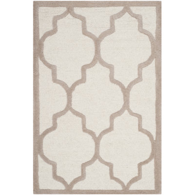 Cannen Hand Tufted Wool Geometric Rug