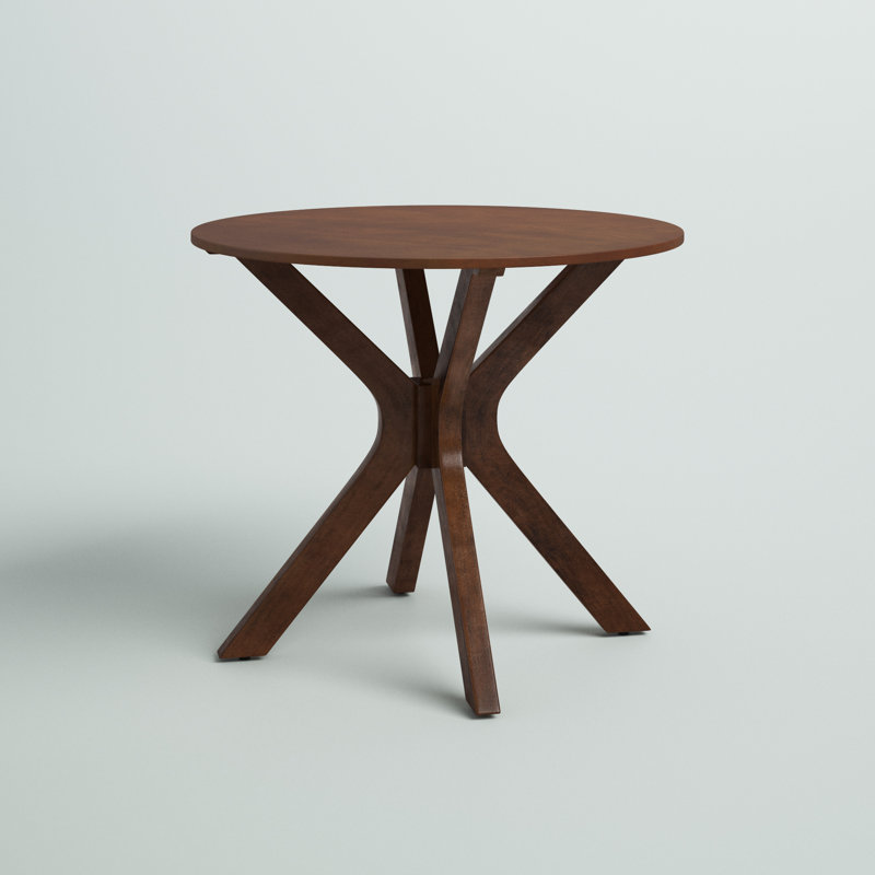 Digennaro Round Dining Table, Walnut, 29.9" H x 35.4" L x 35.4" W