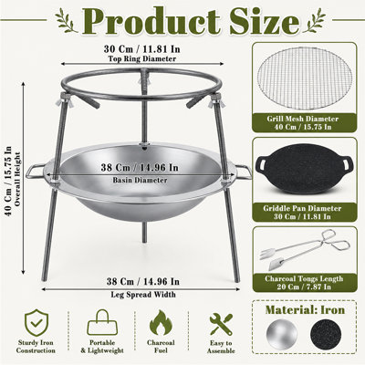 DIVINA VITAE 14.96 in. W x 14.96 in. D Iron
