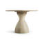 Water Round Solid Oak Dining Table