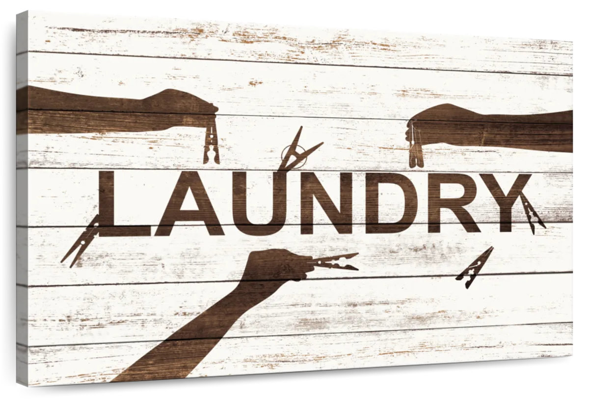 Ebern Designs Tergel Rustic Laundry Clothespins | Wayfair