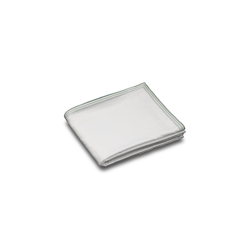 Cavriglia Embroidery By DEA Sateen Flat Sheet, King Flat Sheet