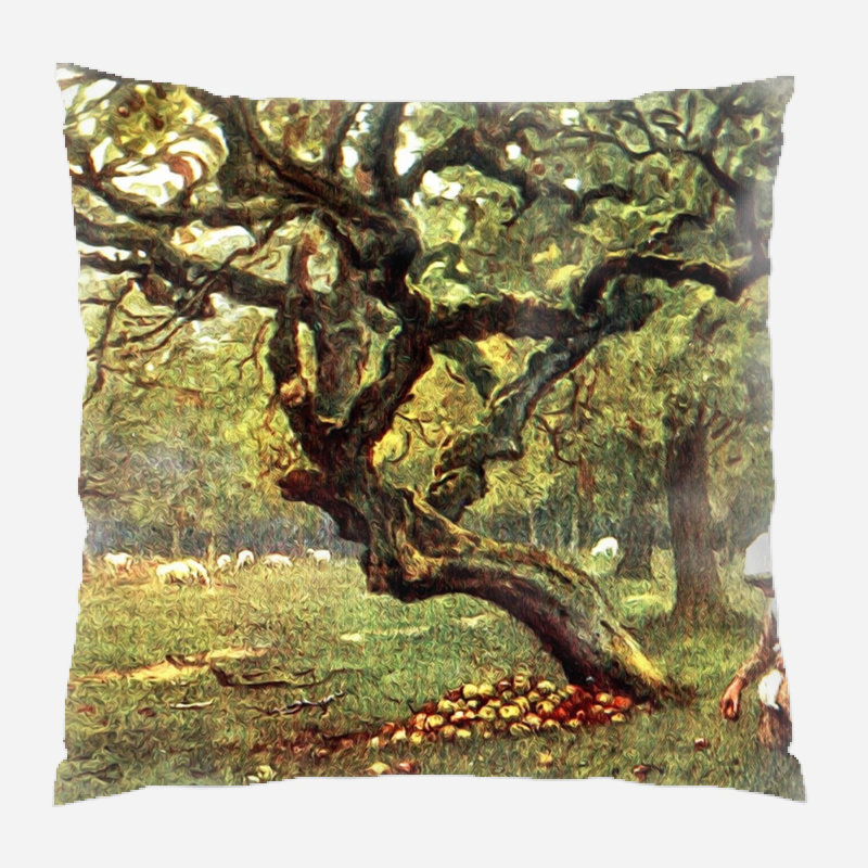 Coussin rétro Dillinger, Microsuède, Intérieur
