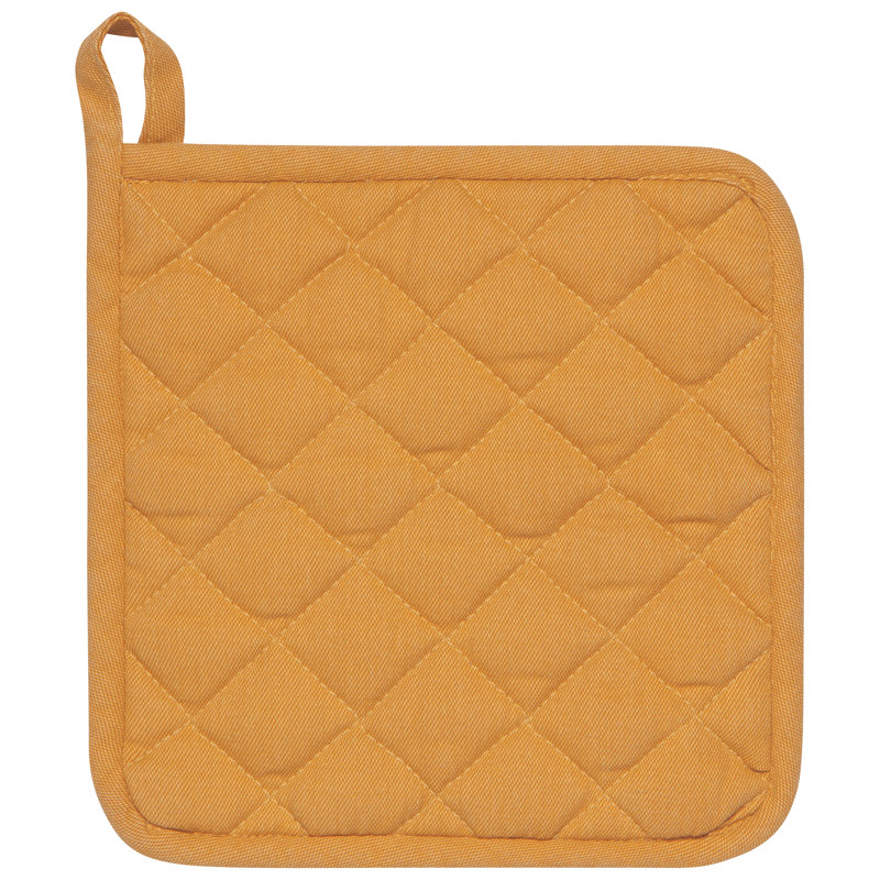 Now Designs Heirloom Stonewash Potholder, Ocre