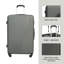 Valise légère et durable en ABS avec roulettes 7 pièces