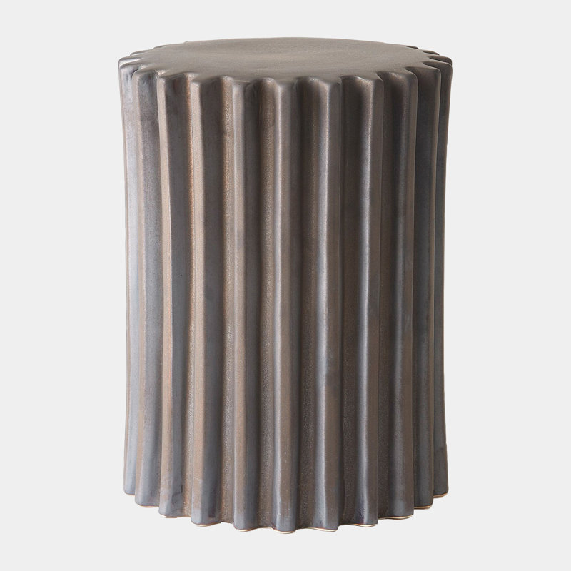 Gear Stool Matte Brown, 18" H x 13" W x 13" D