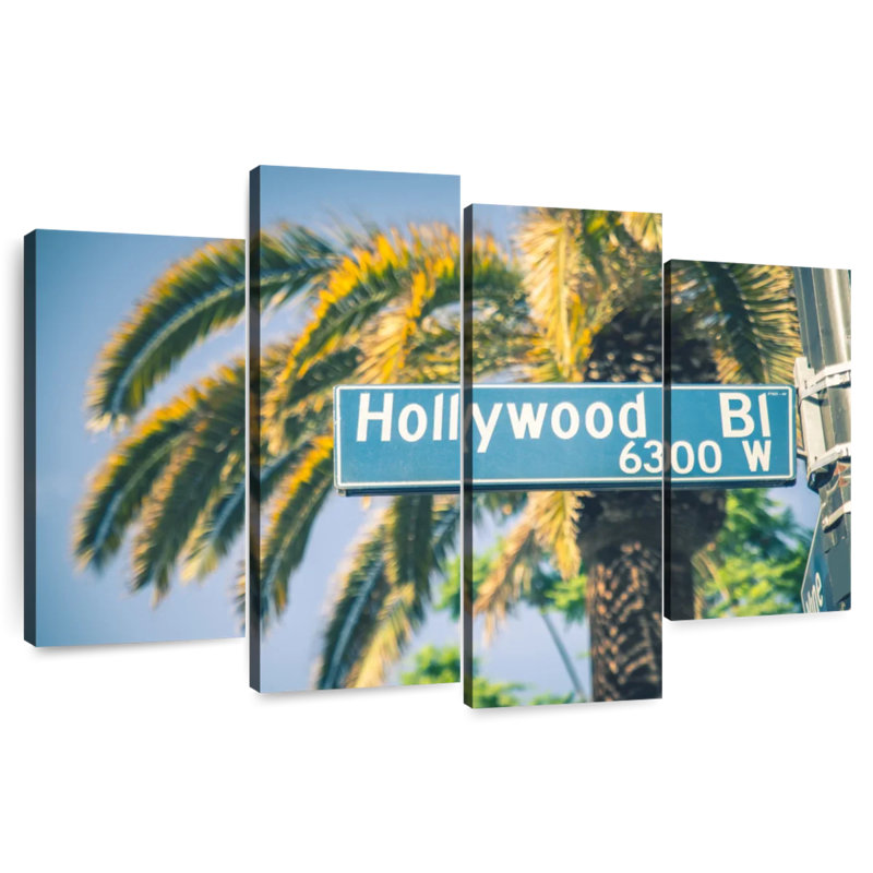 Plaque de rue Sireci Hollywood, H 32 po x l 52 po