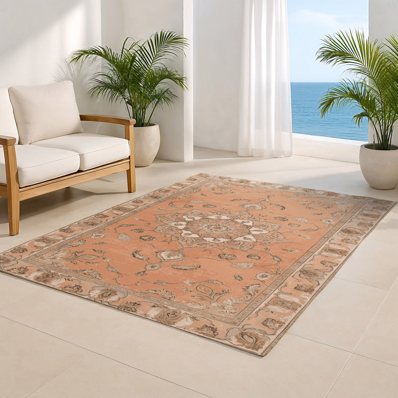 Tapis d'intérieur et d'extérieur Tabriz, Rectangulaire 8 pi x 10 pi