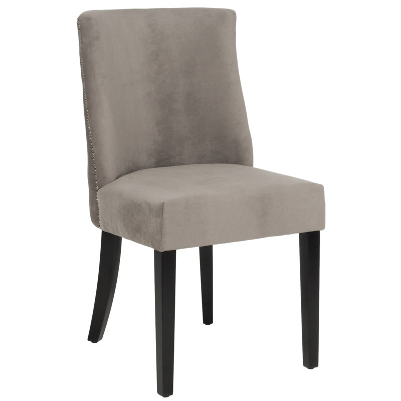 19.3'' H Upholstered Side Chair, Mushroom Taupe