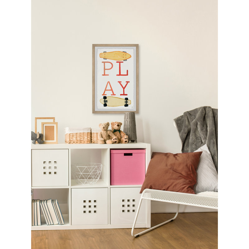 Zander Zander Skateboard Play - Single Picture Frame Print, 91cm H x 61cm W