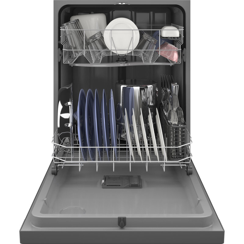 24" 55 dBA Built-In Full Digital Control Dishwasher, Stainless Steel