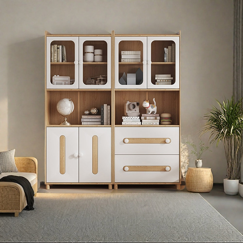 Kaoloupin French Style Minimalist Storage Bookcase | Wayfair, image size:1000x1000