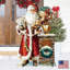 Figurine en bois père noël silent night