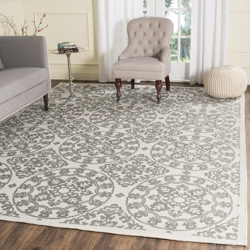 Tapis en jute tissé à la main Charing Cross Cedar Brook, Rectangle 5 pi x 7 pi