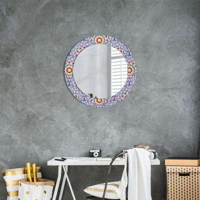 Huldar Glass Flat Wall Mirror