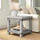 Auberon Solid Wood End Table and Built-In Outlets