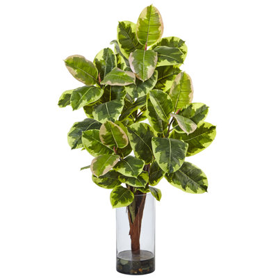 Plantes de feuillage artificiel 27,5" dans un vase décoratif
