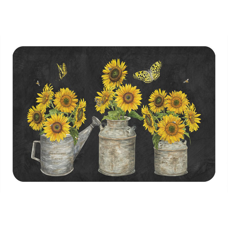  Tapis anti-fatigue Midnight Sunflower