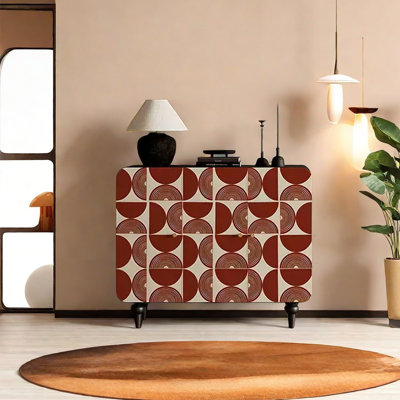 French style solid wood art elegant sideboard.