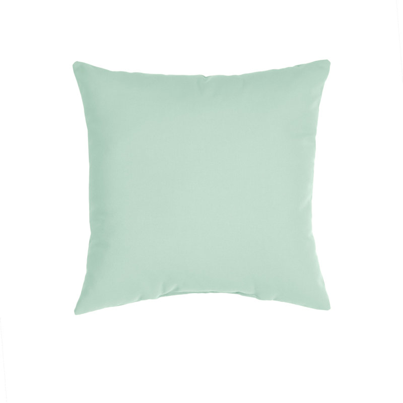 Sunbrella Outdoor Square Pillow, 17" x 17", Fern