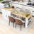 Devinder Wooden Kitchen Island with Extendable Dining Table, Built-in Charging Station and Ample Storage-1015581135
