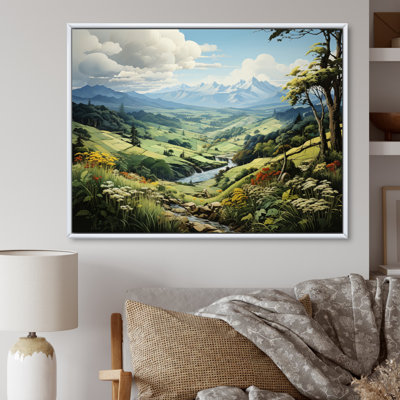 " Countryside Mountain Vista This "