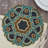 Glass Geometric Round Placemat
