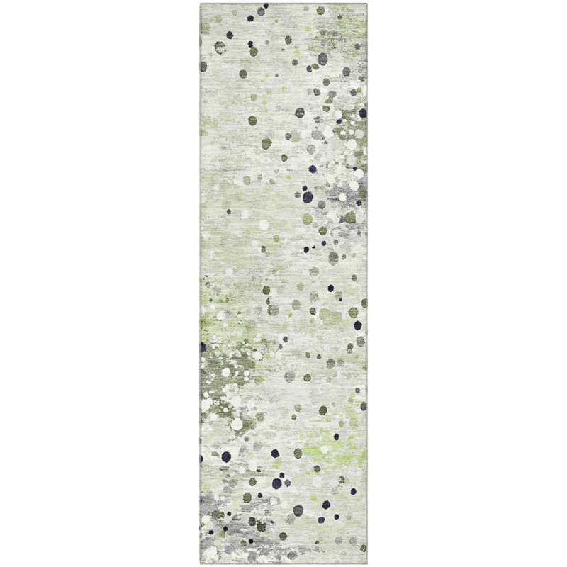 Premium Machine Washable Ansley Abstract Rug, Runner 2'3" x 7'6"