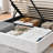 Hydraulic Lift Up Storage Upholstered Wingback Bed -1869972316-1869972318