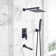 Wall Mounted 16" Rain Shower Head System With Air Injection Technology