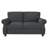 Modern 2-Seater Sofa with Solid Wood Frame and Extra-Deep Cushions – Compact Upholstered Couch for Living Room, Apartment, or Small Space Lounge-105526297