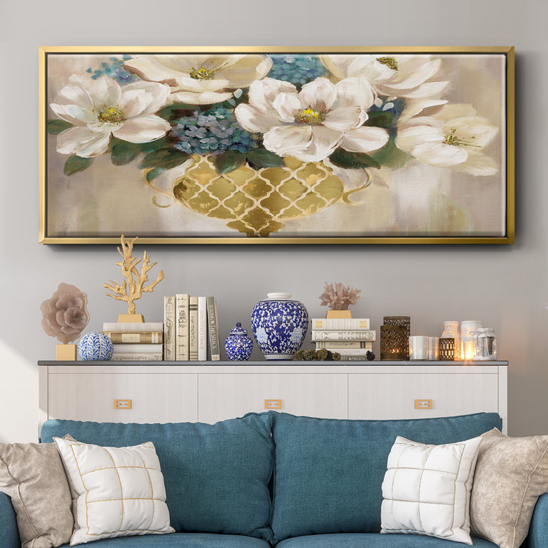 Southern Magnolia - toile encadrée, H 20 po x l 50 po