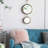 Iron Frame Vertical Round Mirror
