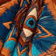 Tapisserie murale style sud-ouest Ojo de Dios 223-133639076