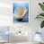 White Single Picture Framed