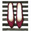 Chaussures léopard roses - Reproduction illustrée avec passe-partout | Décoration intérieure-1693152658