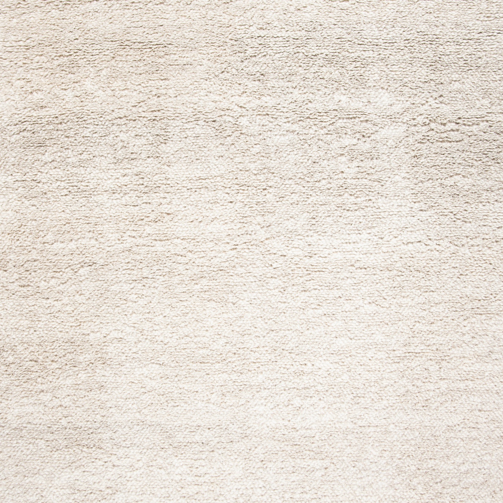 Wyly Beige Handmade Shag Wool Rug, Rectangle 2'3" x 4'
